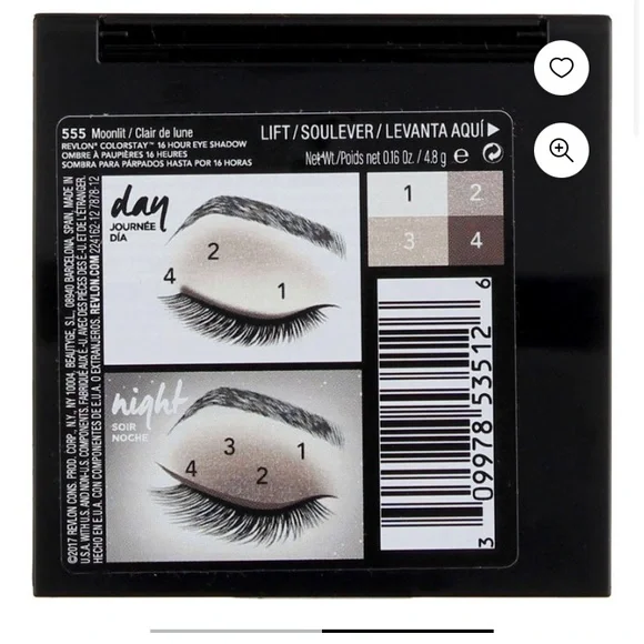 NWT Revlon Colorstay Day to Night 24hr Eyeshadow Quad Palette in Moonlit - Picture 2 of 2